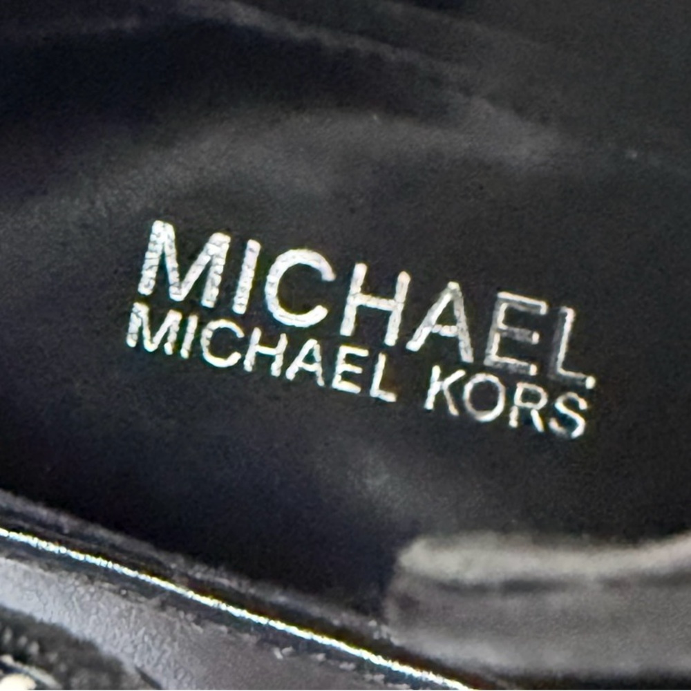 NWOT Michael Kors Black Lawson Open Toe Stiletto Heel Ankle Boots Booties! Sz 6 - Picture 9 of 12